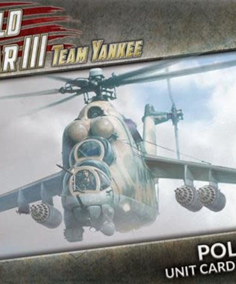 Team Yankee WW3: Team Yankee: Polish: Unit Cards