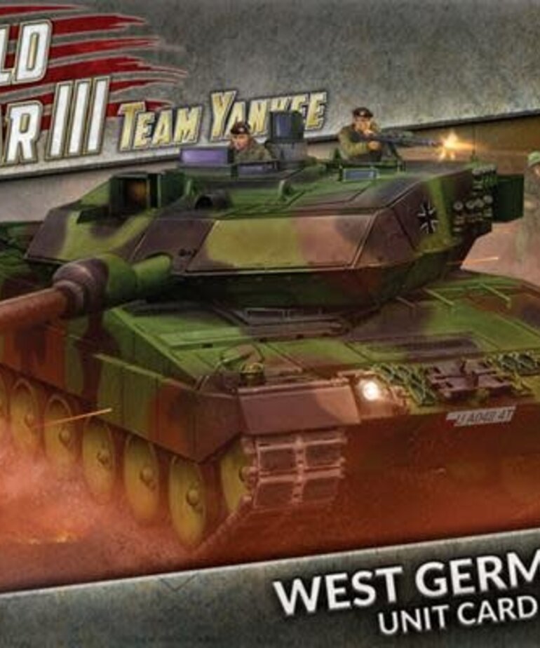 Team Yankee WW3: Team Yankee: West German: Unit Cards