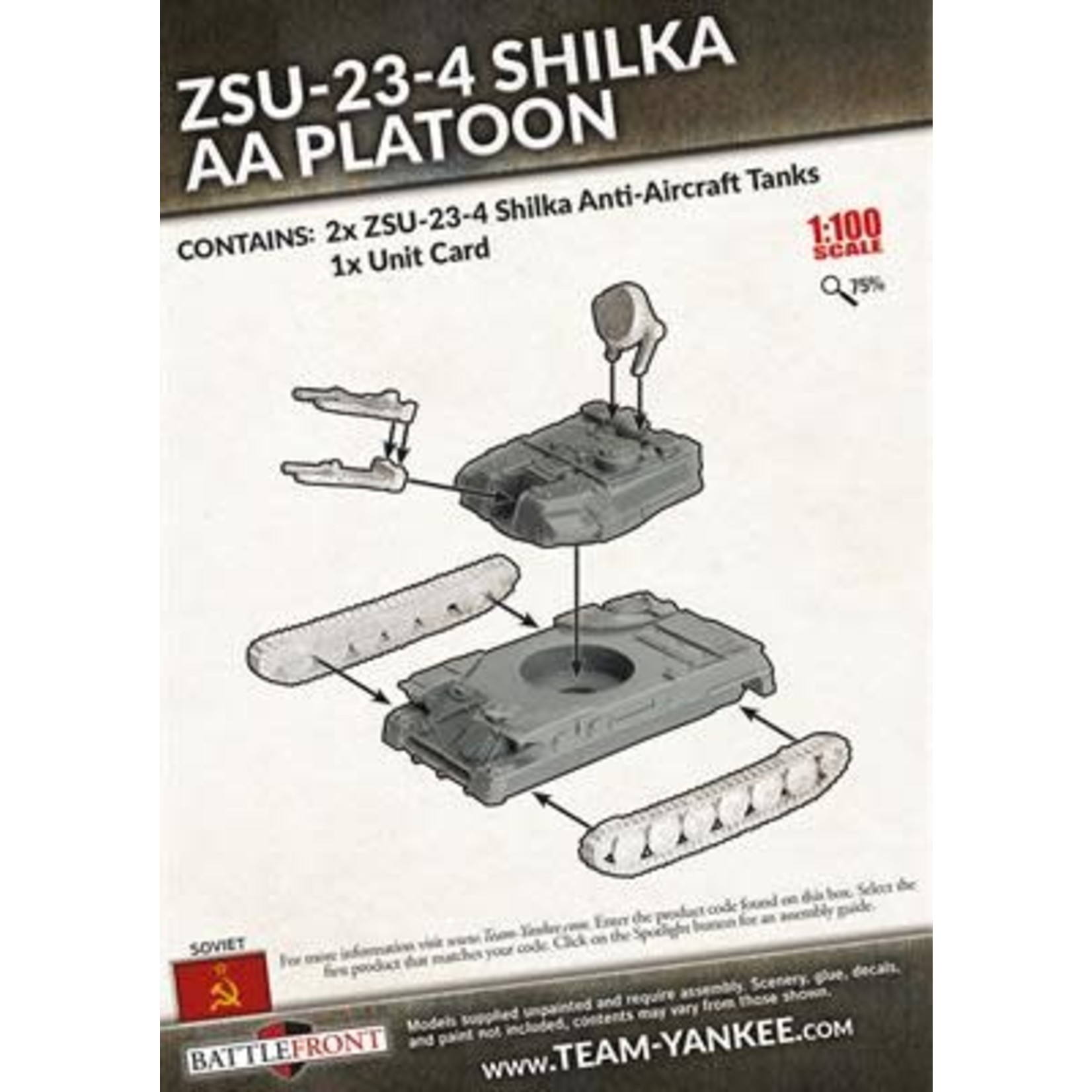 Team Yankee Team Yankee: PACT: ZSU-23-4 Shilka