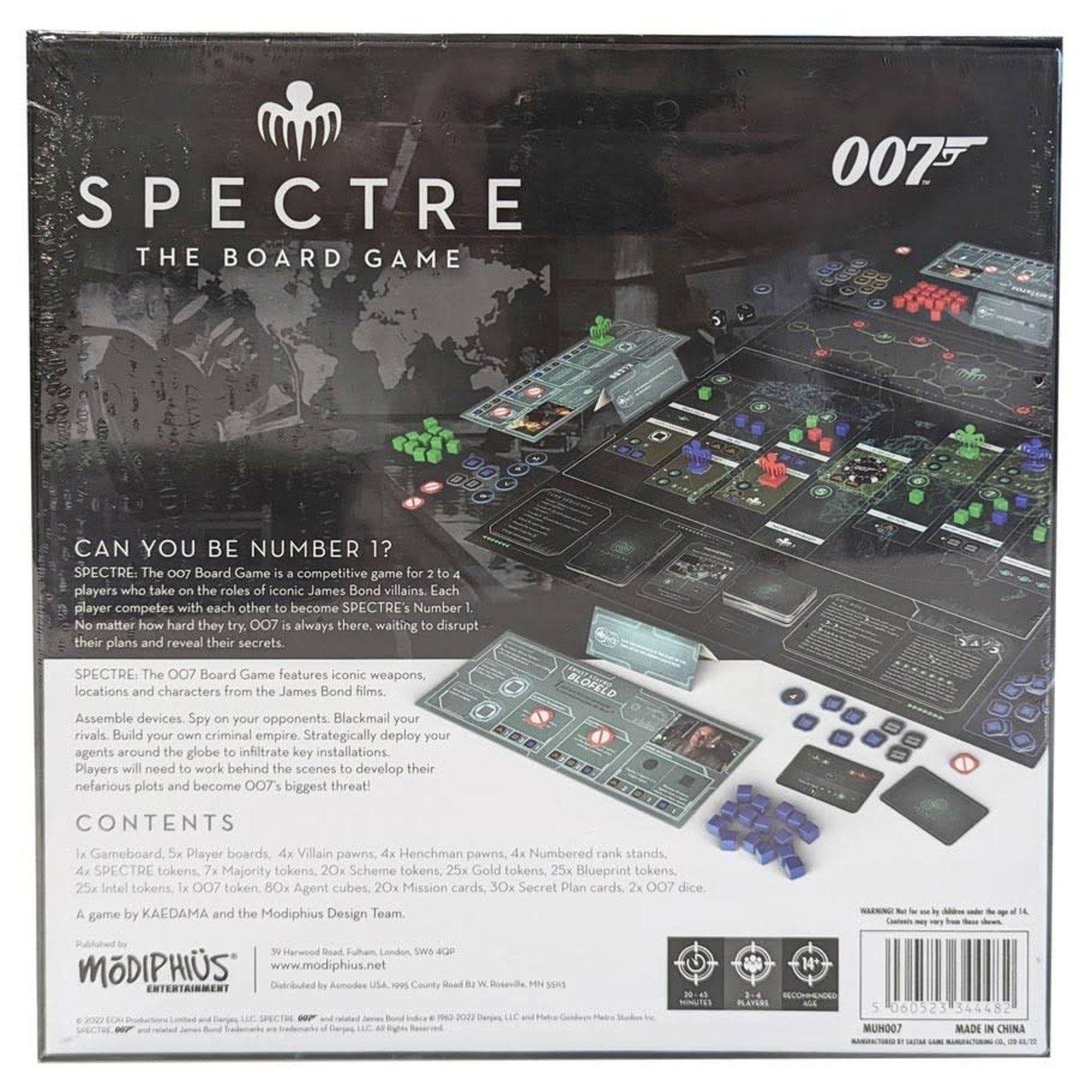 Modiphius 007 Spectre The Board Game