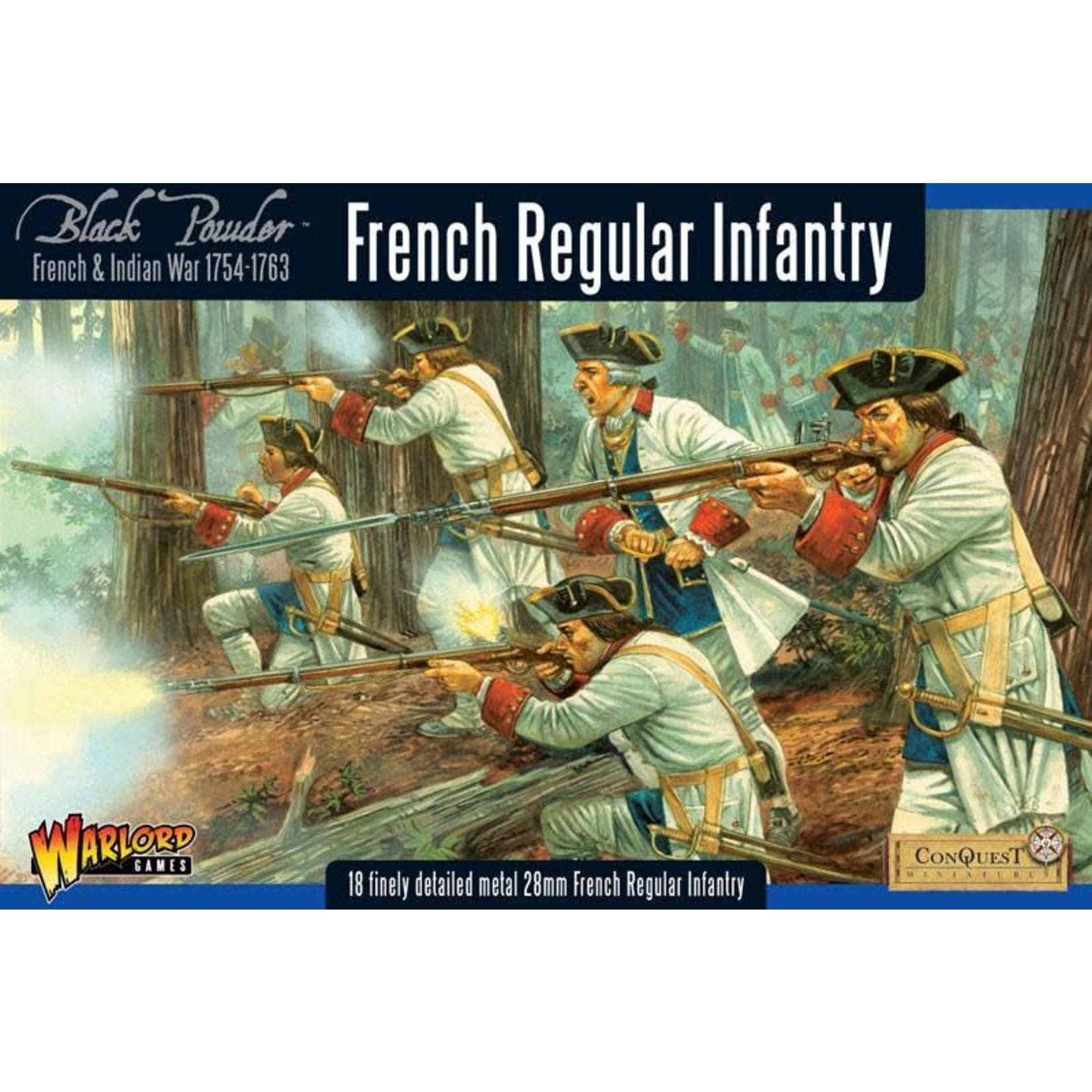 Warlord Games Warlord Games French & Indian War: French Regular Infantry (18)