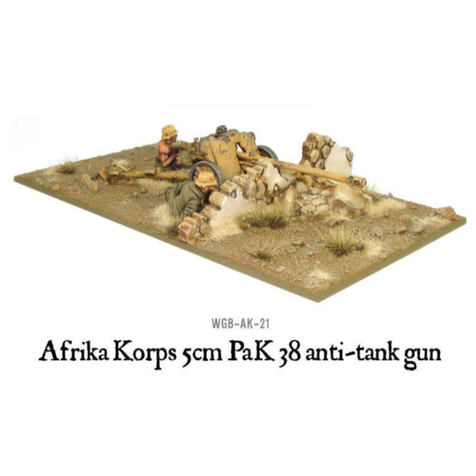 Warlord Games Bolt Action: German: Afrika Korps 5cm PaK38 Anti-Tank Gun