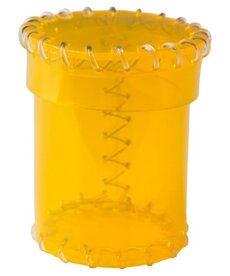 Q-Workshop Q-Workshop Age of Plastic Yellow Dice Cup Q-Workshop Q-Workshop Age of Plastic Yellow Dice Cup
