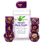Role 4 Initiative R4I Diffusion Dice: Opaque Dark Purple (7) Set