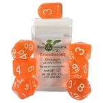 Role 4 Initiative R4I Diffusion Dice: Translucent Orange (7) Set