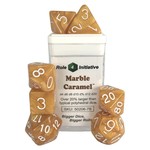 Role 4 Initiative R4I Diffusion Dice: Marble Caramel (7) Set