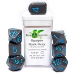 Role 4 Initiative R4I Diffusion Dice: Opaque Dark Gray (7) Set
