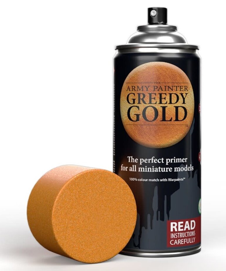 The Army Painter The Army Painter Color Primer: Greedy Gold Spray