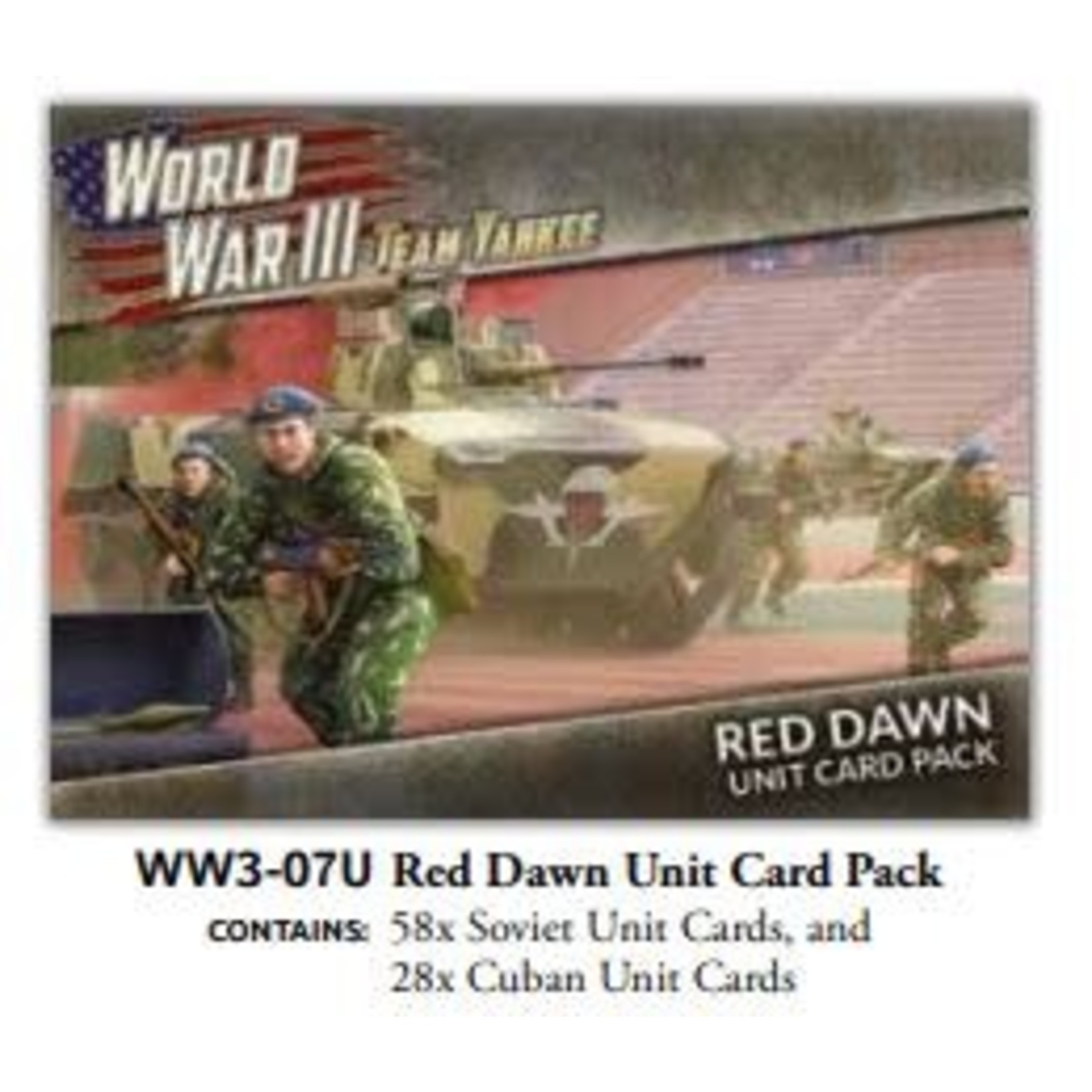 Team Yankee Team Yankee: Red Dawn Unit Cards