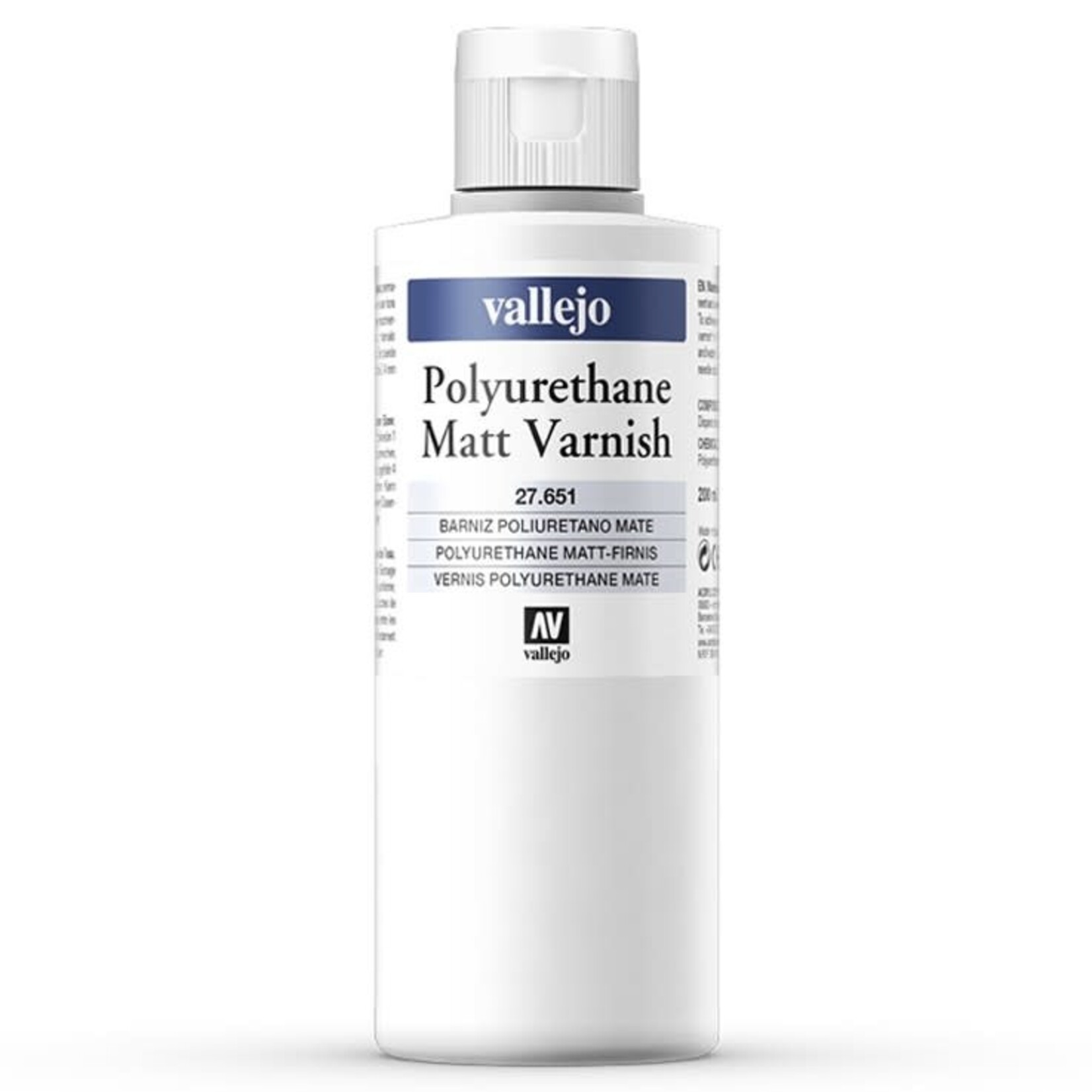 Vallejo Vallejo Auxiliaries: Polyurethane Matt Varnish 200ml
