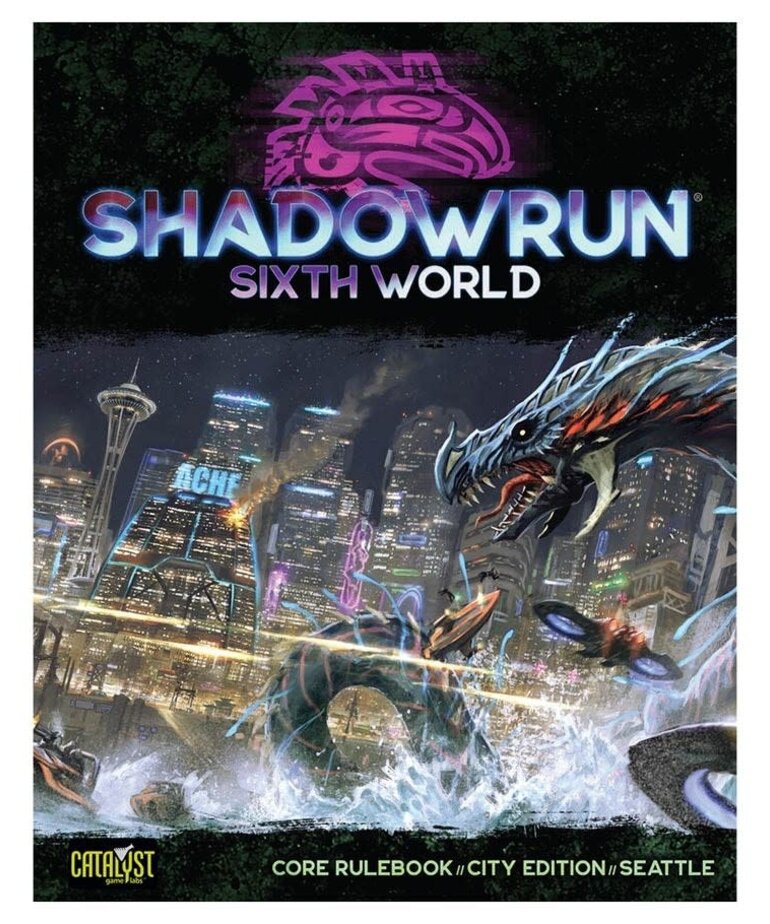 Catalyst Shadowrun: Sixth World Core Rulebook Seattle Edition