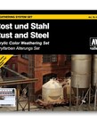 Vallejo Vallejo Model Color 70.150 Rust & Steel Weathering Set (11) Set Vallejo Vallejo Model Color 70.150 Rust & Steel Weathering Set (11) Set