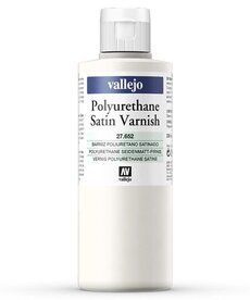 Vallejo Vallejo Auxiliaries: Polyurethane Satin Varnish 200ml