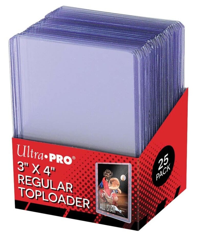 Ultrapro Toploader: 3x4 Clear Regular (25)
