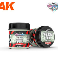 AK Interactive AK1219 Wargames Terrain Diorama Series: Shadow Soil (100ml)
