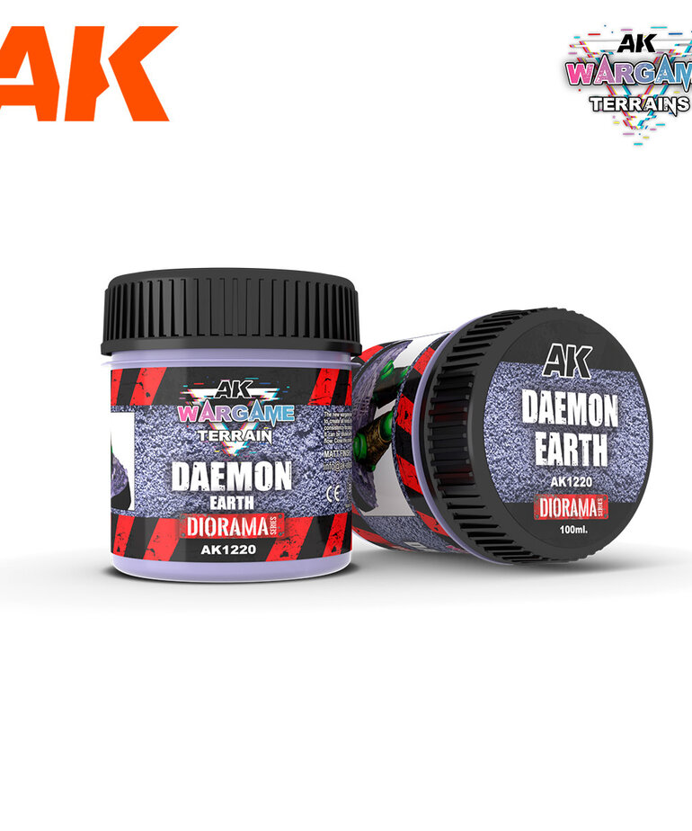 AK Interactive AK1220 Wargames Terrain Diorama Series: Daemon Earth (100ml)