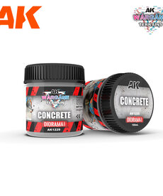 AK Interactive AK1229 Wargames Terrain Diorama Series: Concrete Texture (100ml)