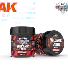 AK Interactive AK1234 Wargames Terrain Diorama Series: Volcanic Earth (100ml)