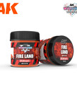 AK Interactive AK1218 Wargames Terrain Diorama Series: Fire Land (100ml)