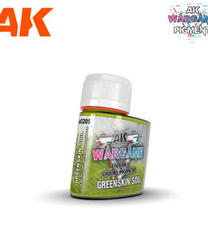 AK Interactive AK1205 Wargames Enamel Liquid Pigment: Greenskin Soil (35ml)