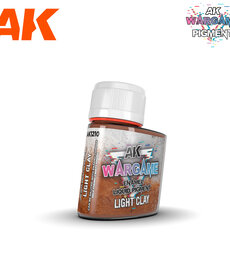 AK Interactive AK1210 Wargames Enamel Liquid Pigment: Light Clay (35ml)