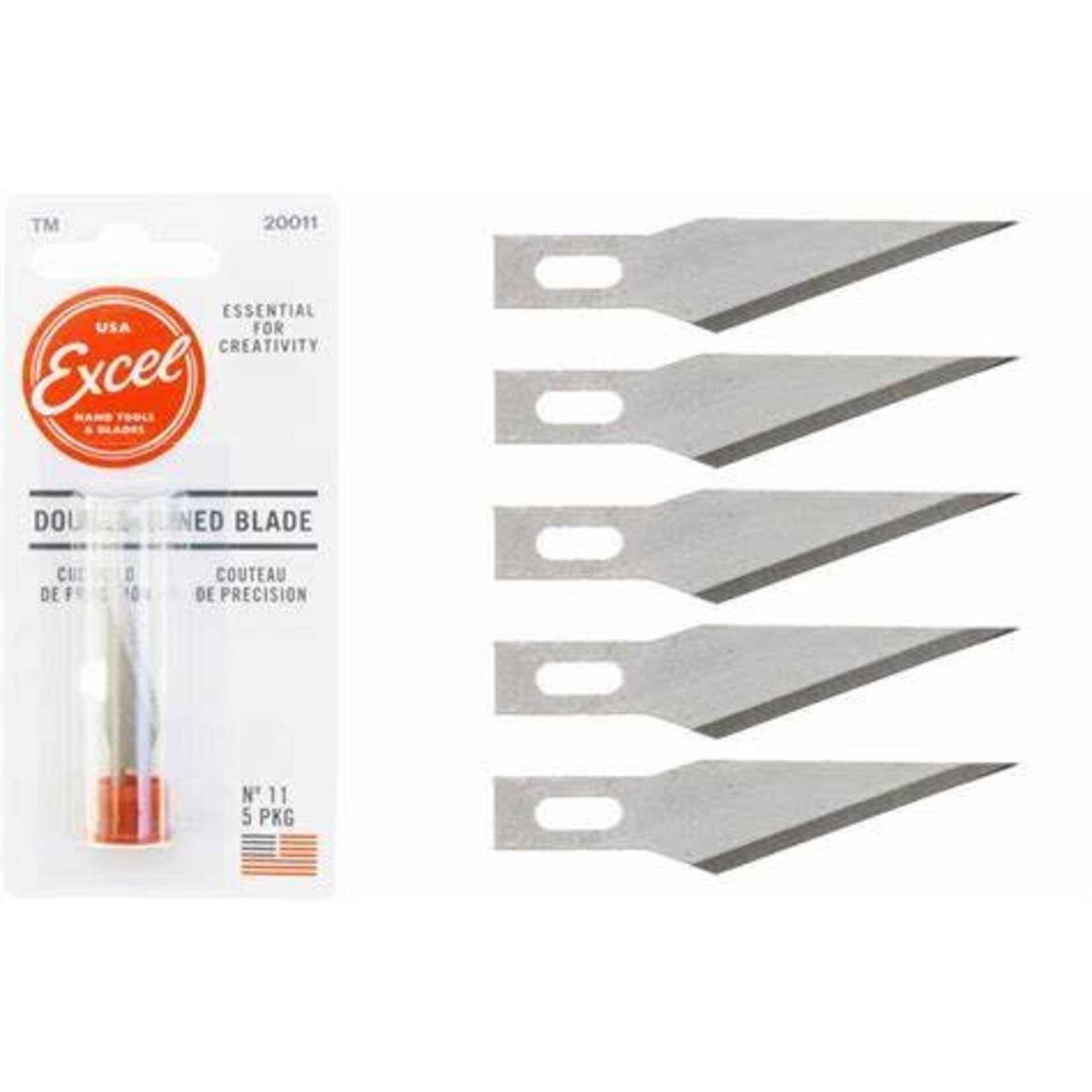 Excel Excel #11 Double Honed Blade (5) Set