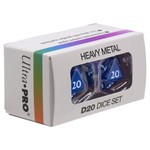 Ultrapro Ultrapro Heavy Metal Vivid Blue d20 (2) set