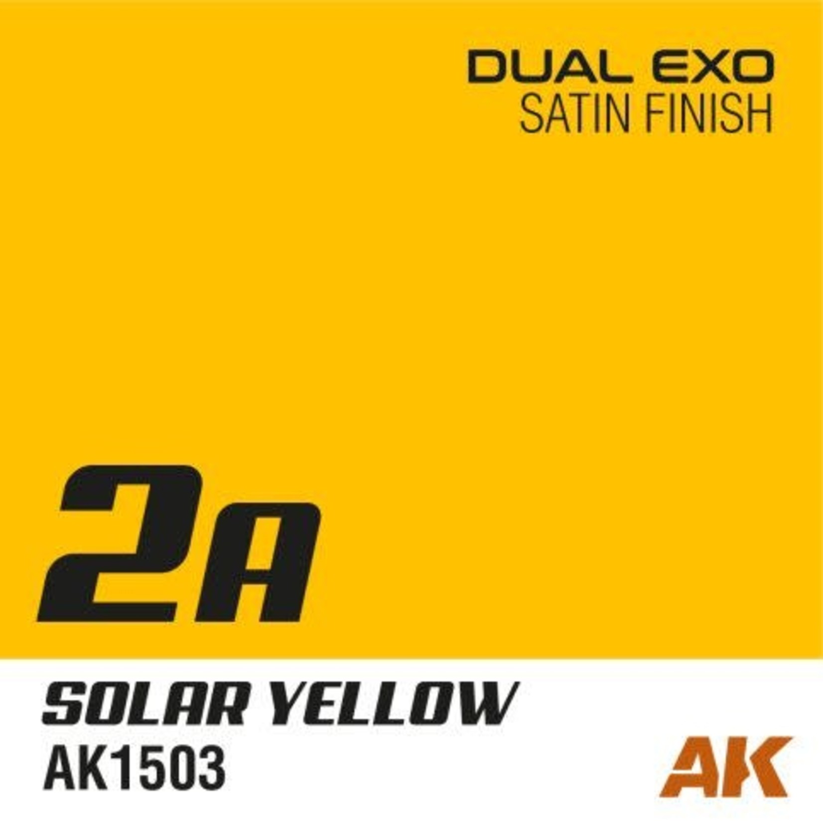 AK Interactive AK1503 Dual Exo 2A Solar Yellow 60ml