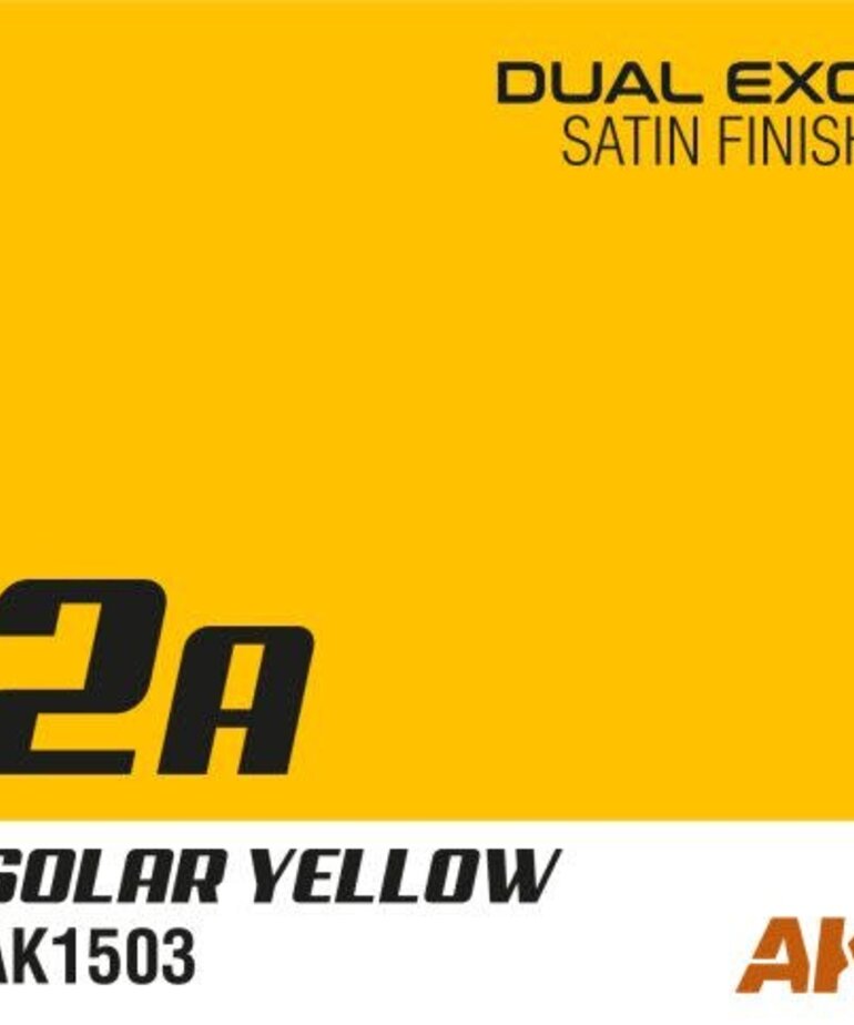 AK Interactive AK1503 Dual Exo 2A Solar Yellow 60ml
