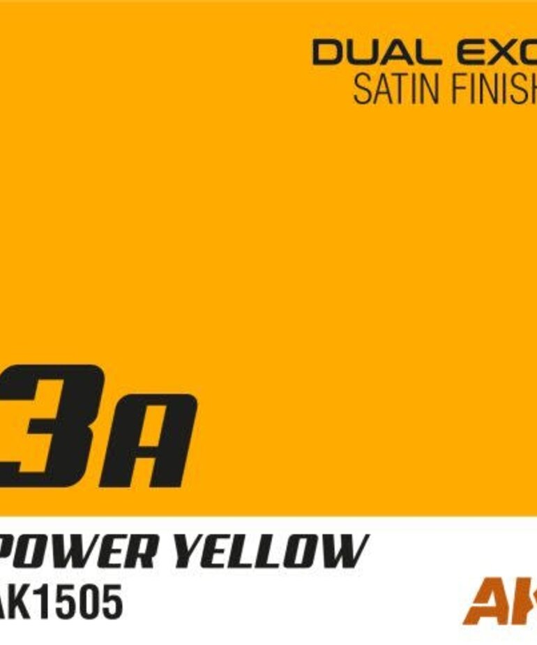 AK Interactive AK1505 Dual Exo 3A Power Yellow 60ml