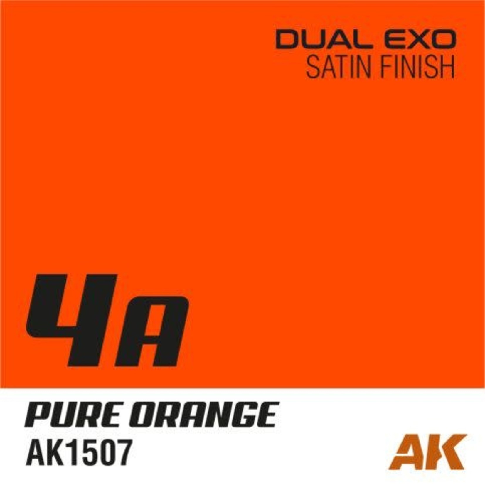 AK Interactive AK1507 Dual Exo 4A Pure Orange 60ml