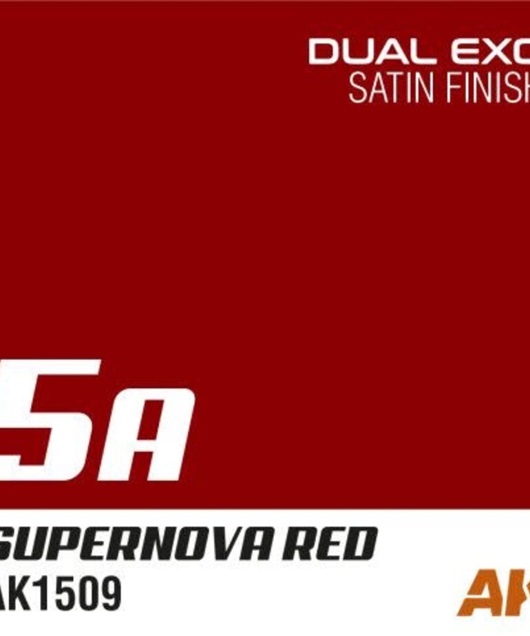 AK Interactive AK1509 Dual Exo 5A Supernova Red 60ml