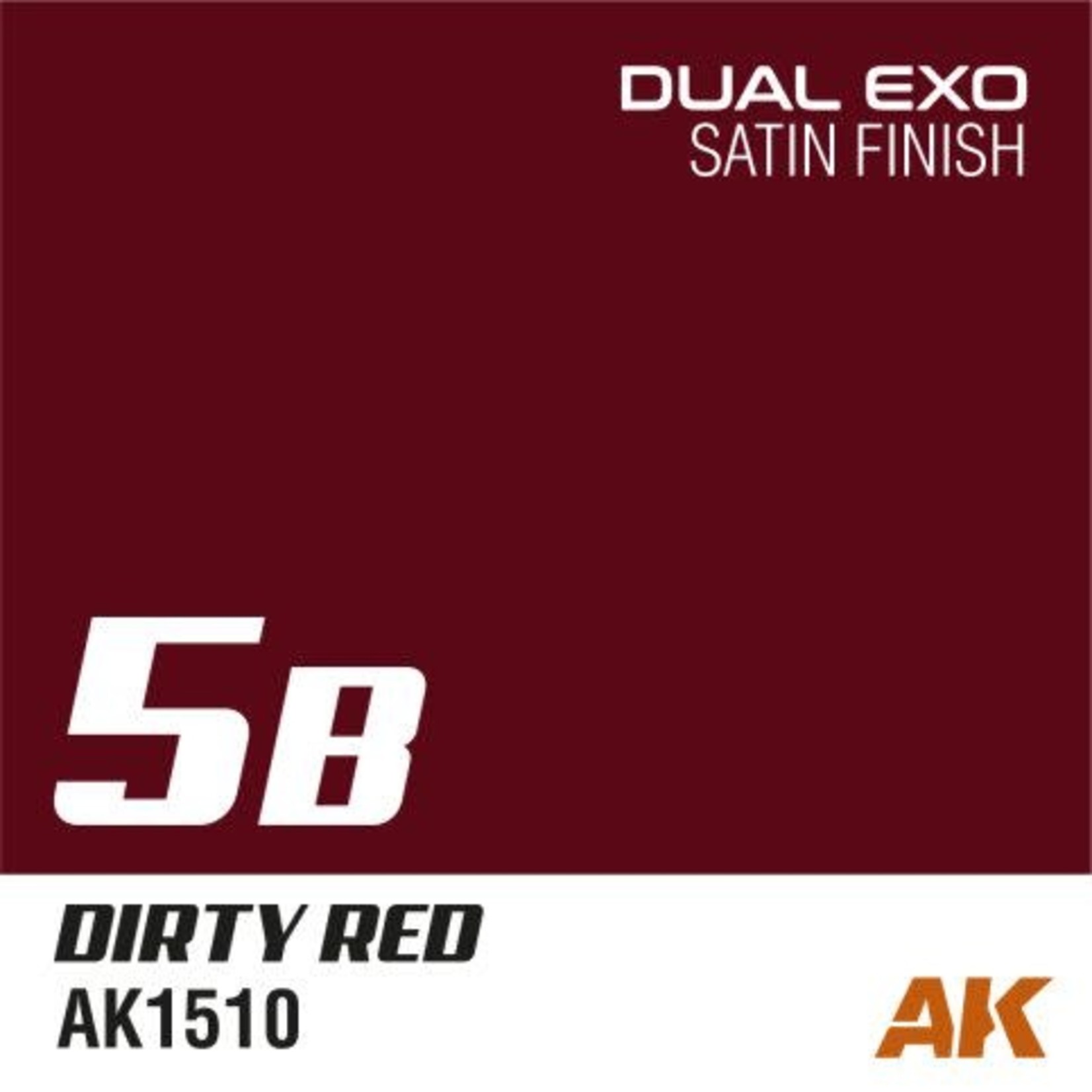 AK Interactive AK1510 Dual Exo 5B Dirty Red 60ml