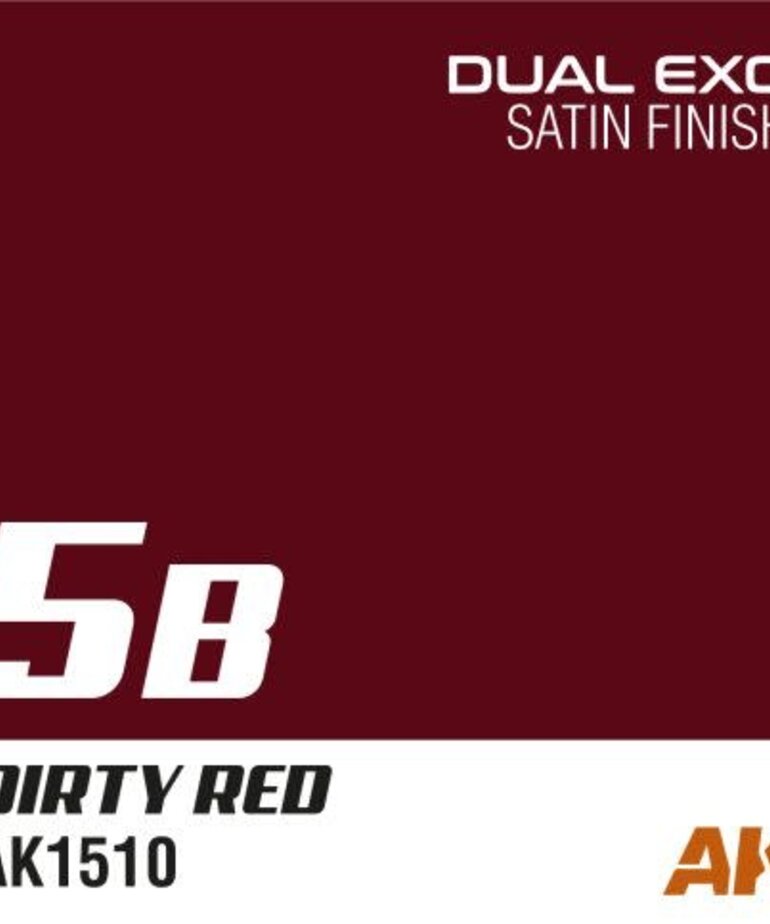 AK Interactive AK1510 Dual Exo 5B Dirty Red 60ml