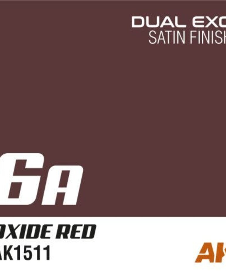 AK Interactive AK1511 Dual Exo 6A Oxide Red 60ml
