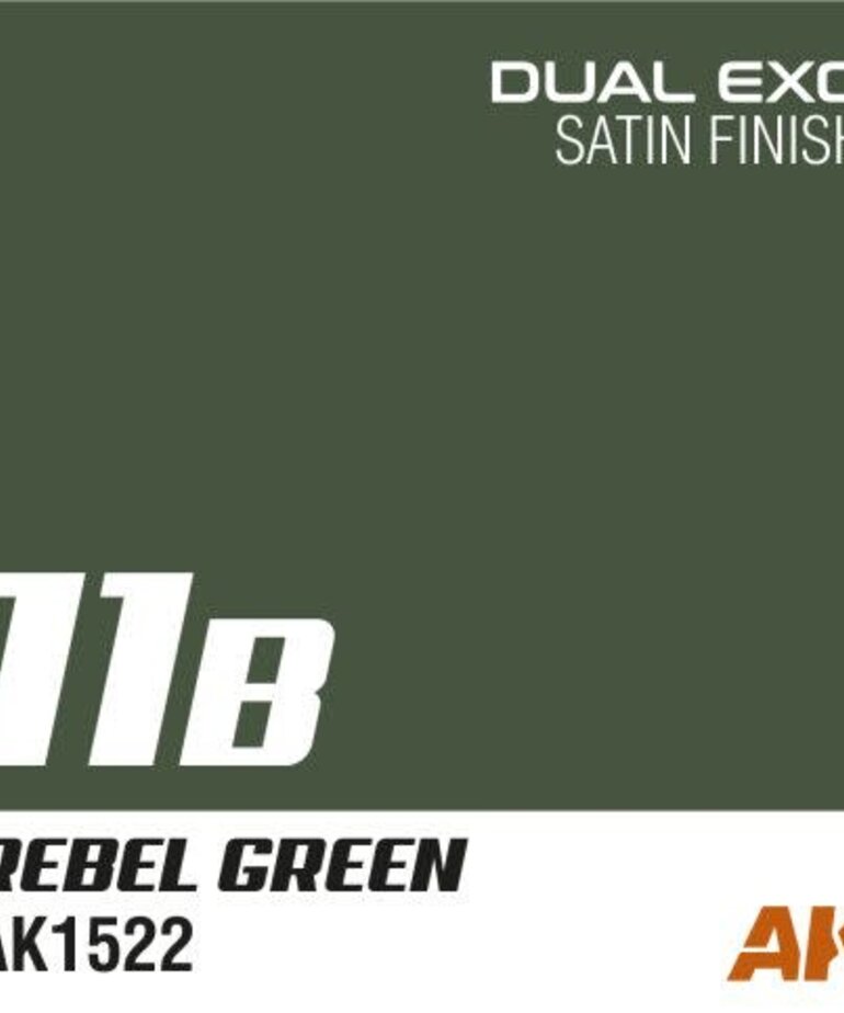 AK Interactive AK1522 Dual Exo 11B Rebel Green 60ml