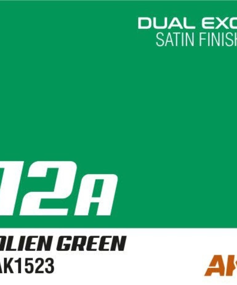 AK Interactive AK1523 Dual Exo 12A Alien Green 60ml