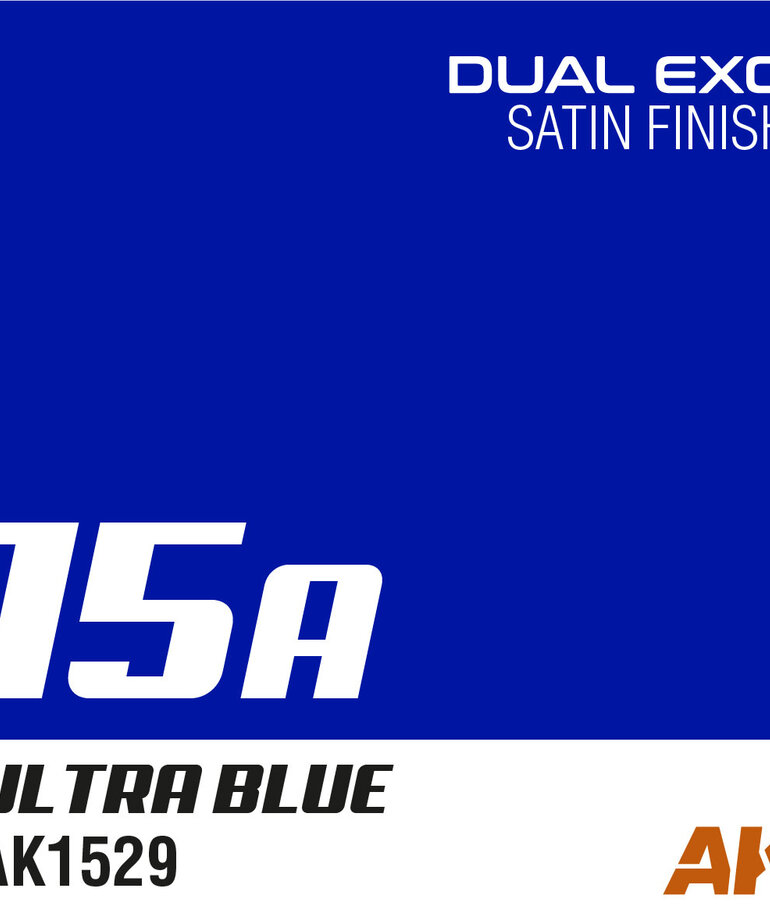 AK Interactive AK1529 Dual Exo 15A Ultra Blue 60ml