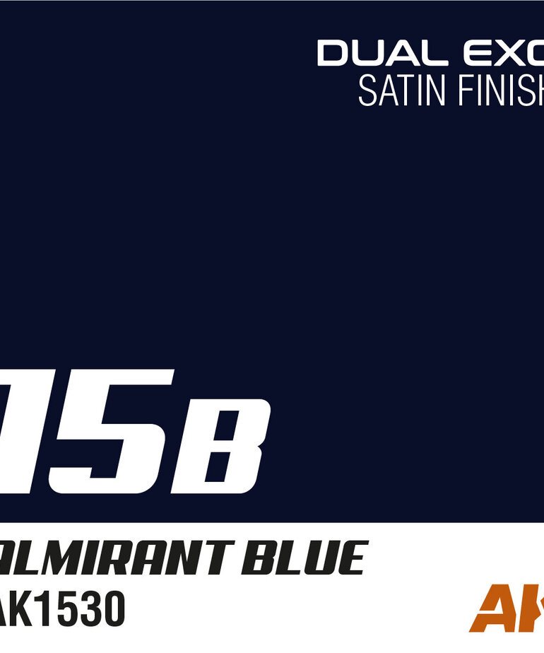 AK Interactive AK1530 Dual Exo 15B Almirant Blue 60ml