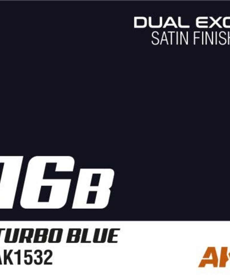 AK Interactive AK1532 Dual Exo 16B Turbo Blue 60ml