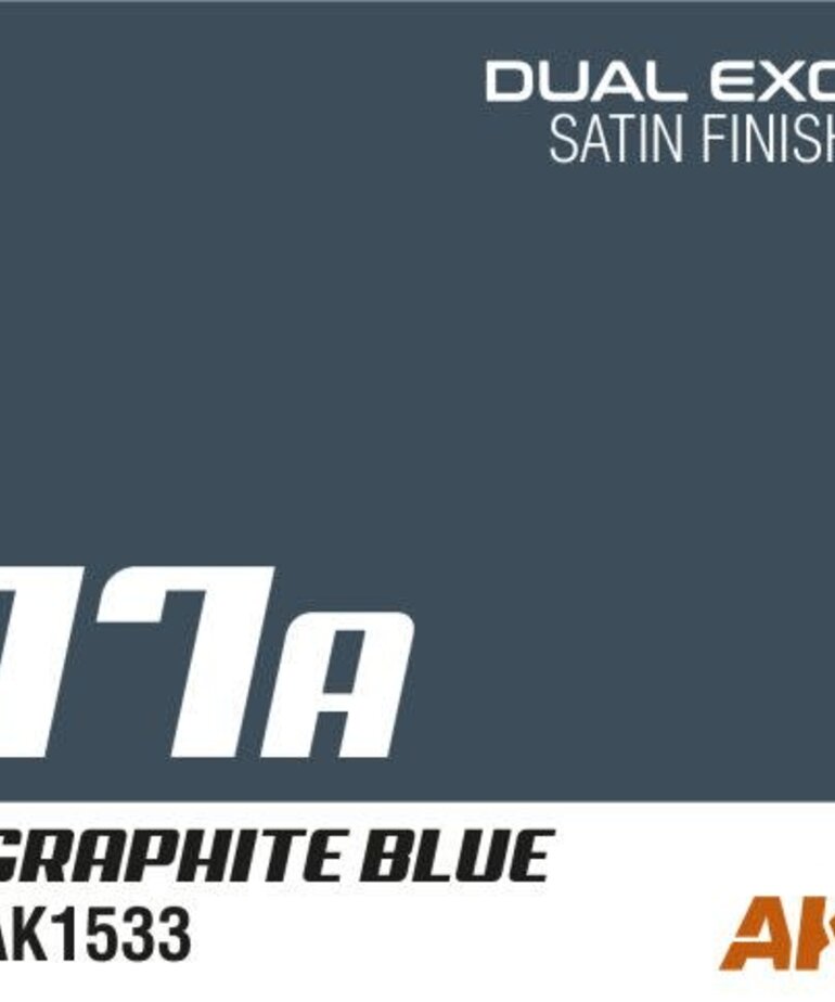 AK Interactive AK1533 Dual Exo 17A Graphite Blue 60ml
