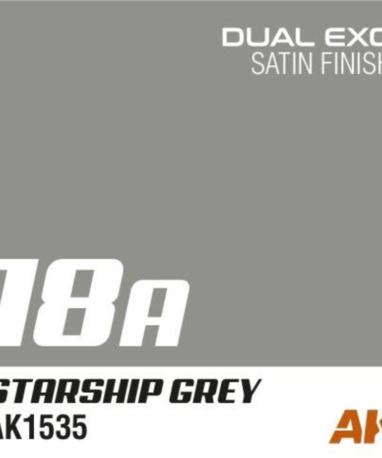 AK Interactive AK1535 Dual Exo 18A Starship Grey 60ml