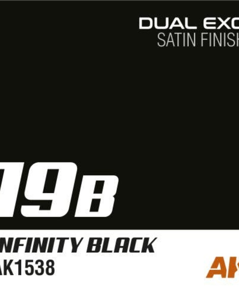 AK Interactive AK1538 Dual Exo 19B Infinity Black 60ml
