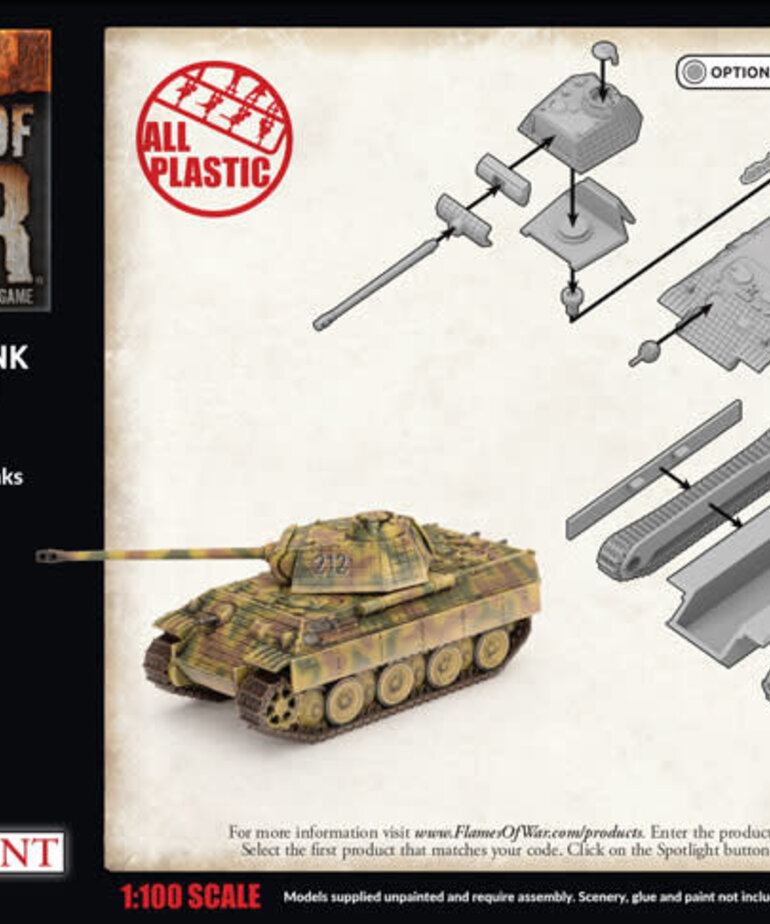 Flames of War Flames of War: German: Panther A Tank Platoon