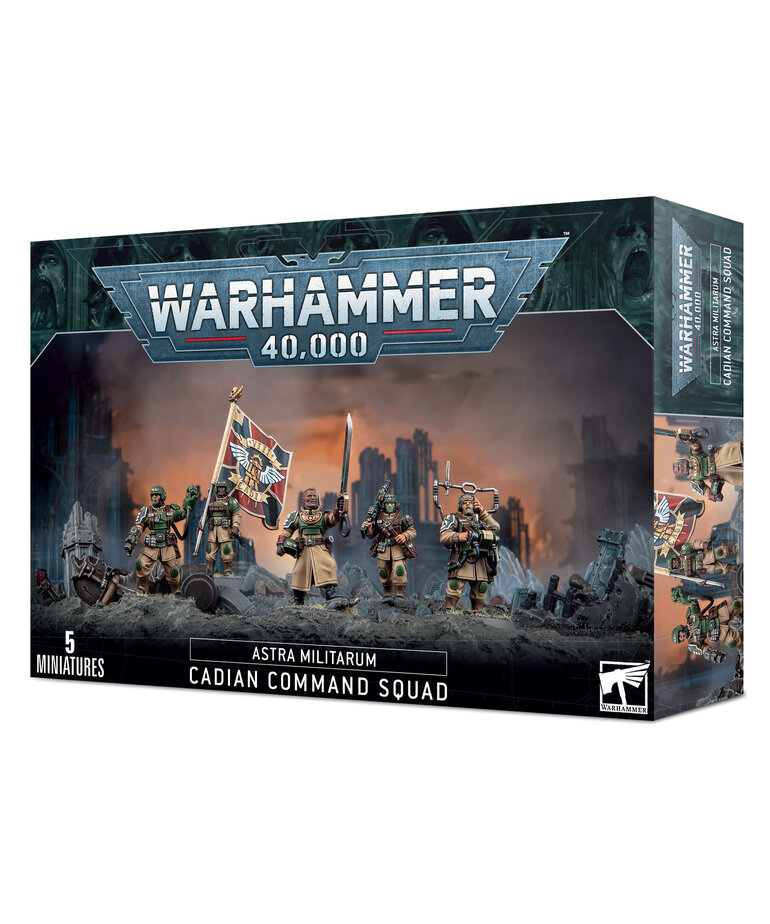 Warhammer 40k Warhammer 40k: Astra Militarum: Cadian Command Squad