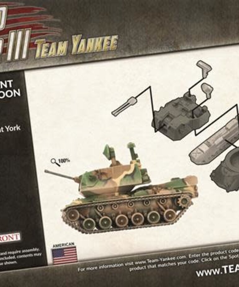 Team Yankee WW3: Team Yankee: American: M247 Sergeant York AA Platoon