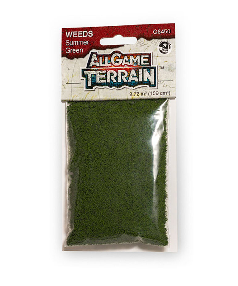 Woodland Scenics All Game Terrain G6450 Weeds Summer Green (9.72 in3)