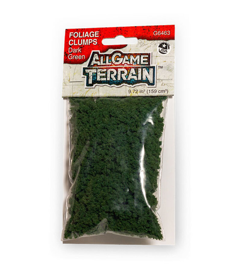 Woodland Scenics All Game Terrain G6463 Foliage Clumps Dark Green (9.72 in3)