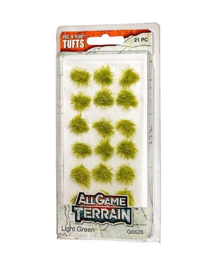 Woodland Scenics All Game Terrain G6626 Peel 'N' Plant Tufts Light Green (21)