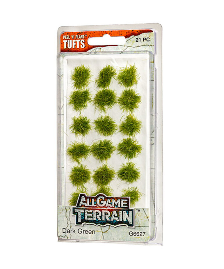 Woodland Scenics All Game Terrain G6627 Peel 'N' Plant Tufts Dark Green (21)